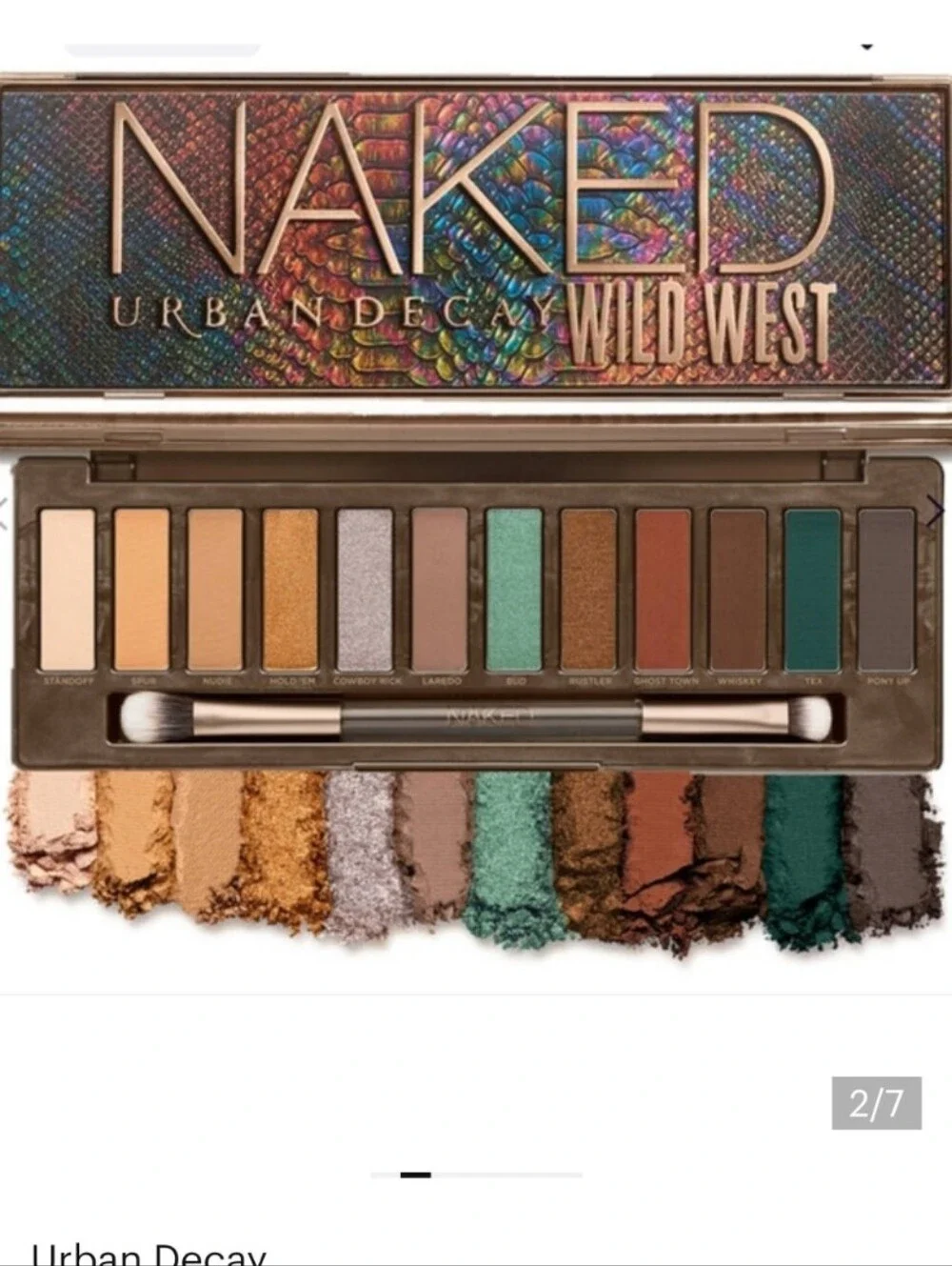 Urban Decay Naked Wild West Eyeshadow Palette NIB NEW IN BOX